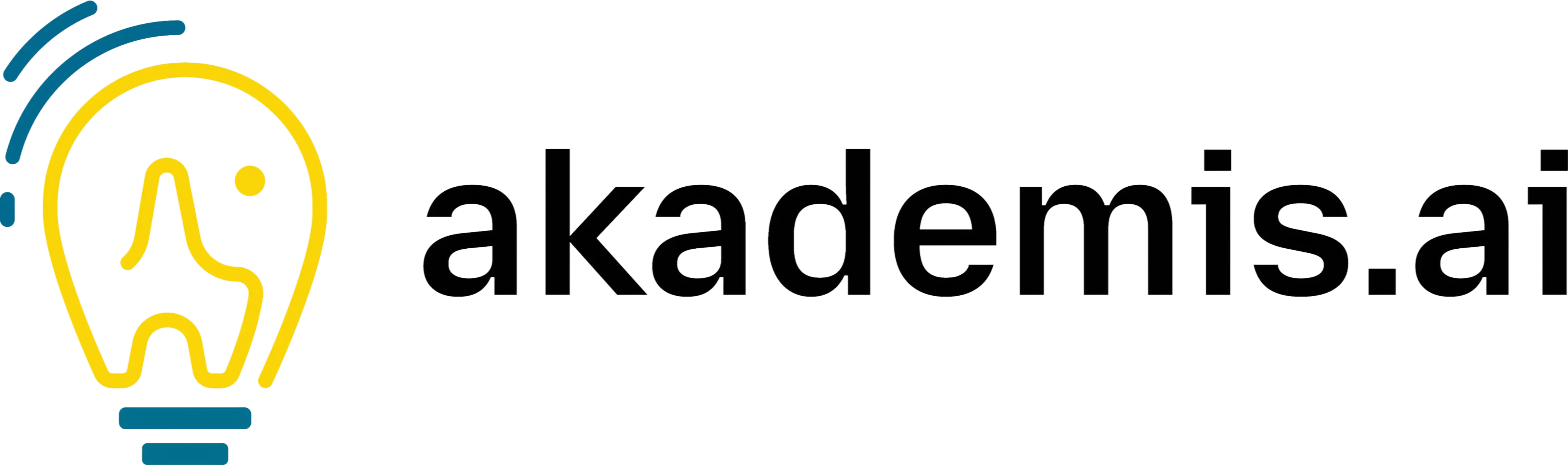 Akademisi logo with text horizontal